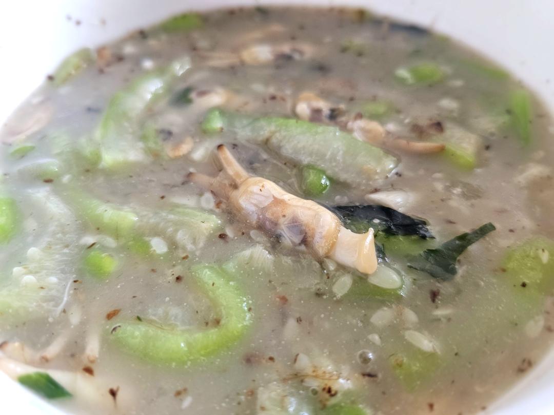 丝瓜炒蛏子