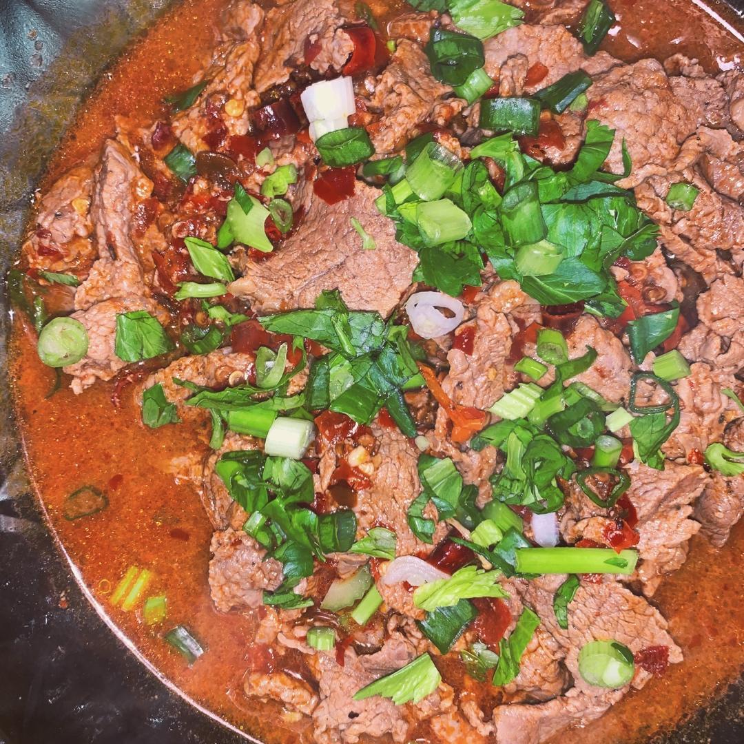 水煮牛肉