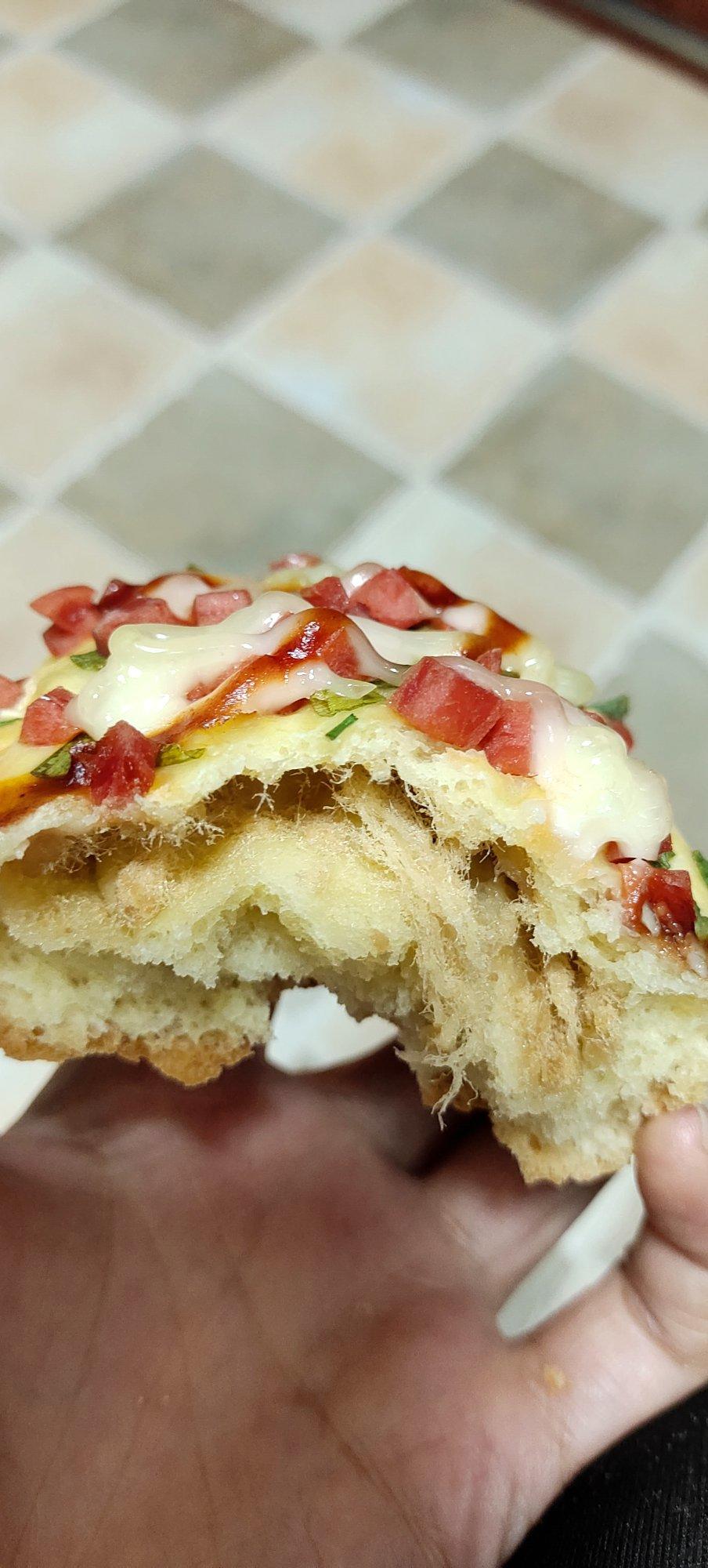 香葱火腿肉松面包