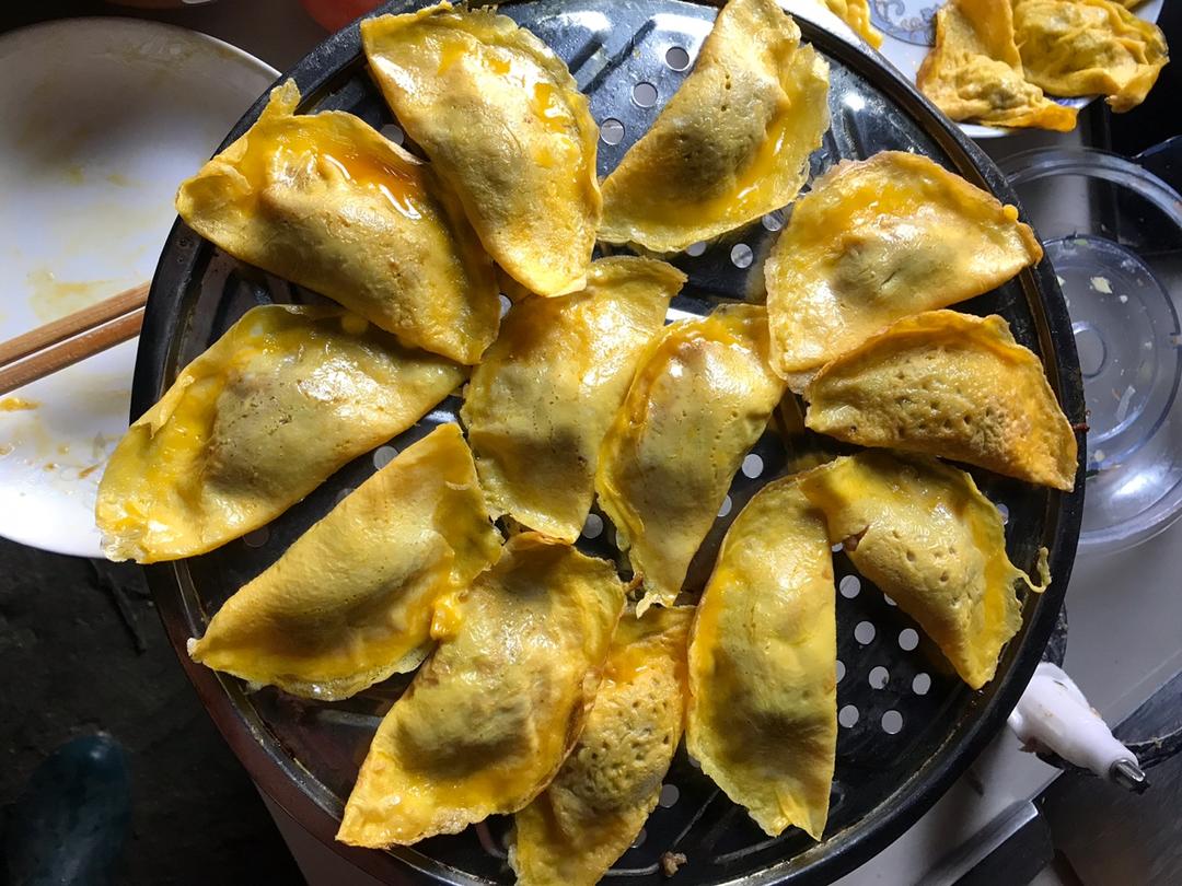 蛋饺（平底锅版)