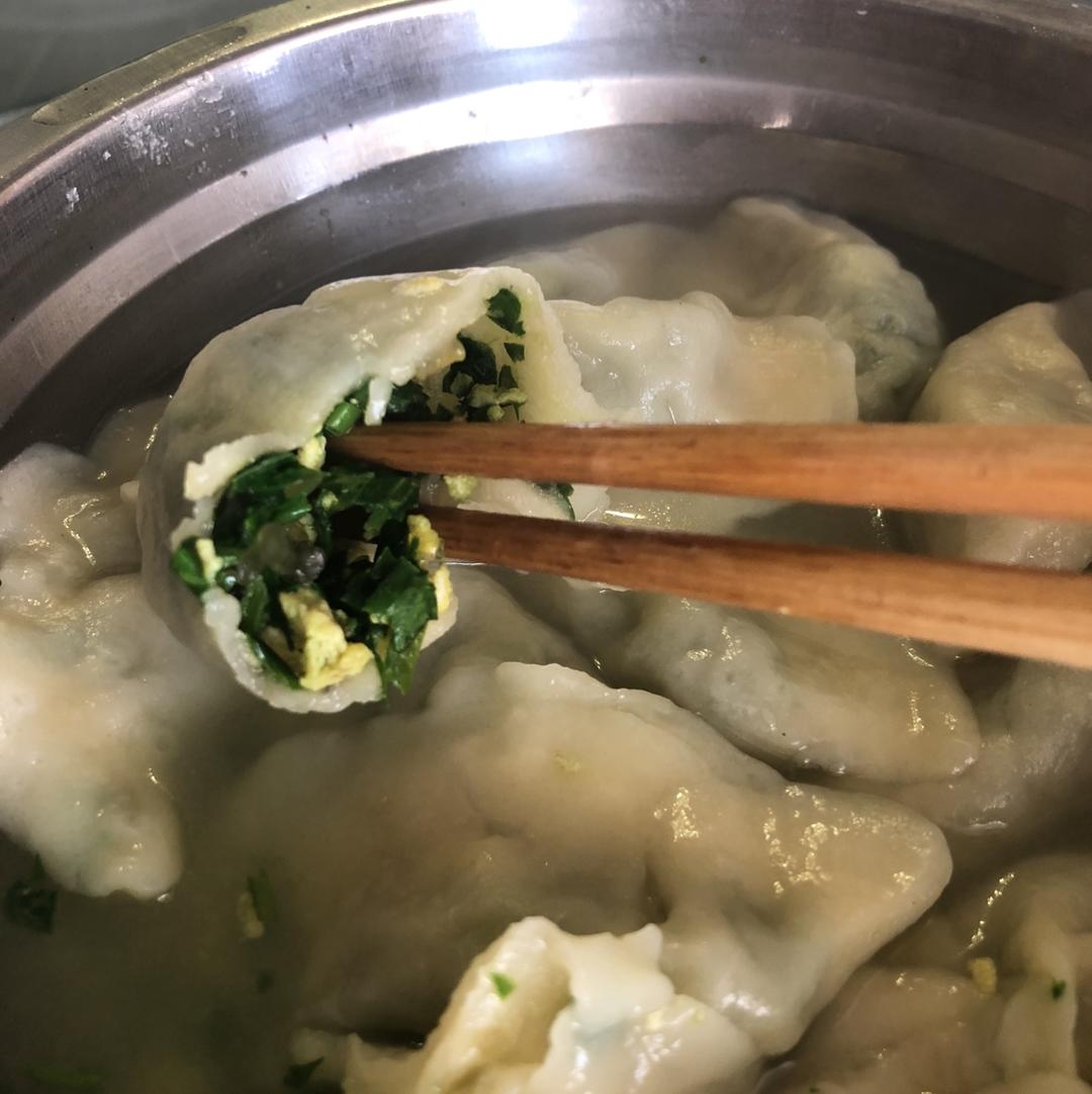 韭菜鸡蛋粉条水饺