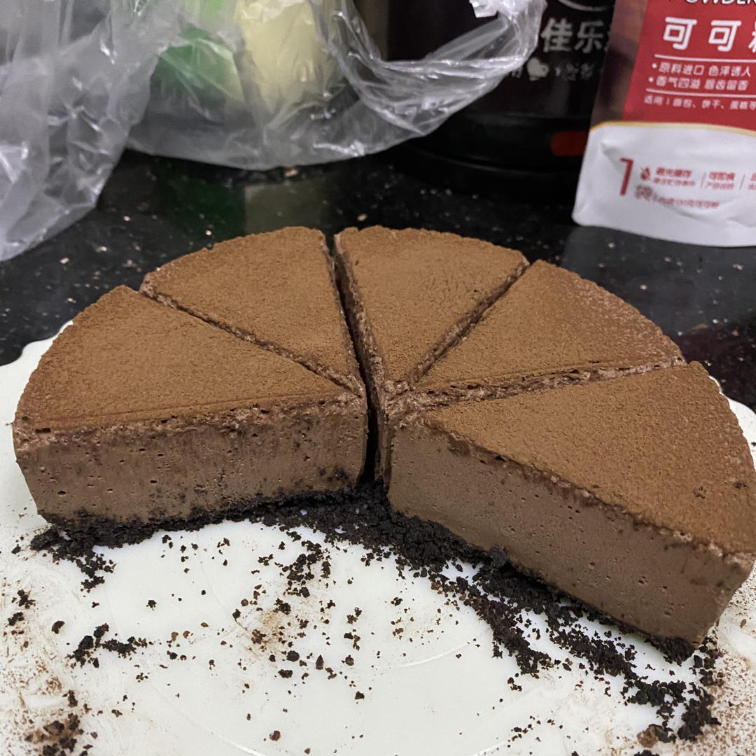 减脂版6寸巧克力可可慕斯