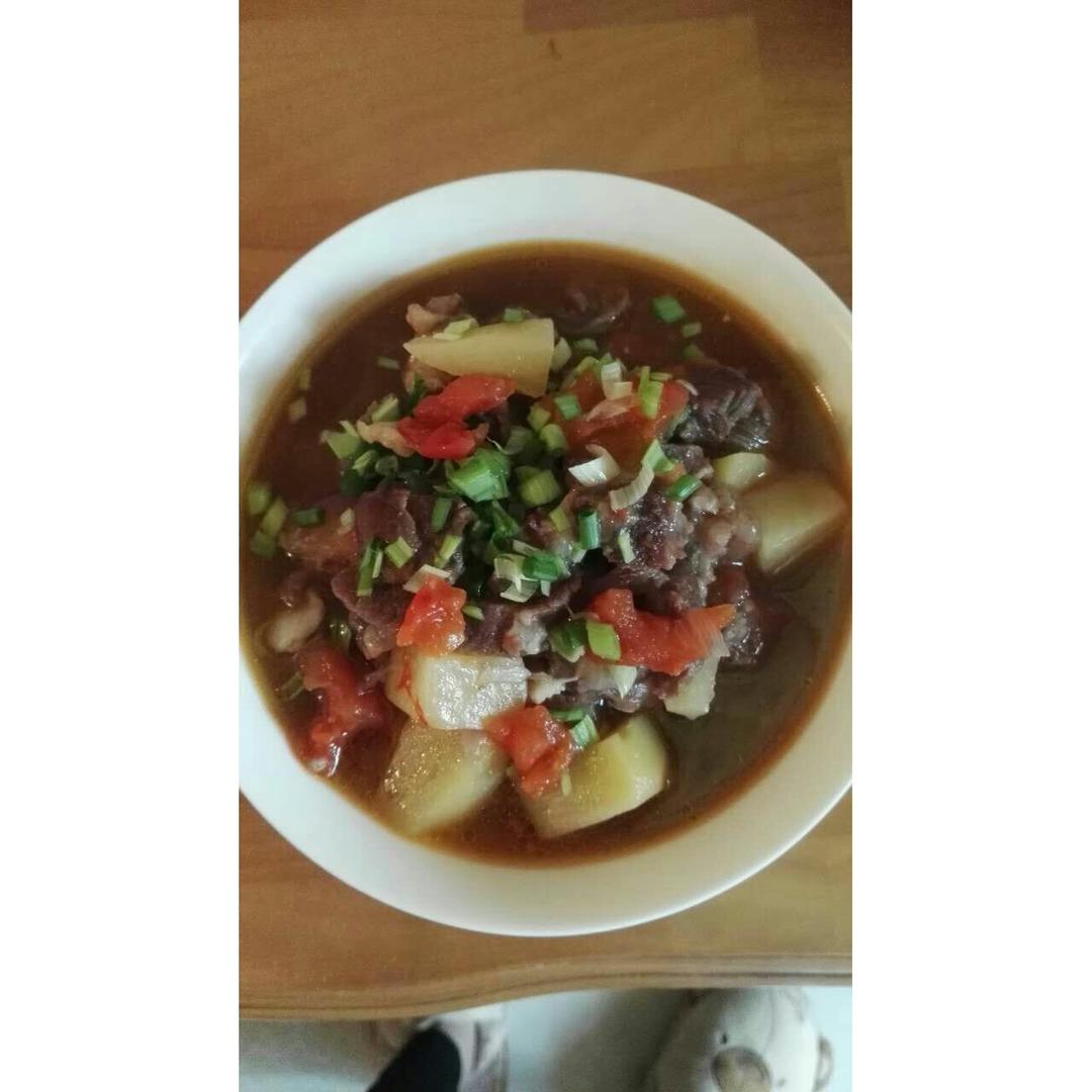 番茄牛腩(这样做牛肉不会老哦）