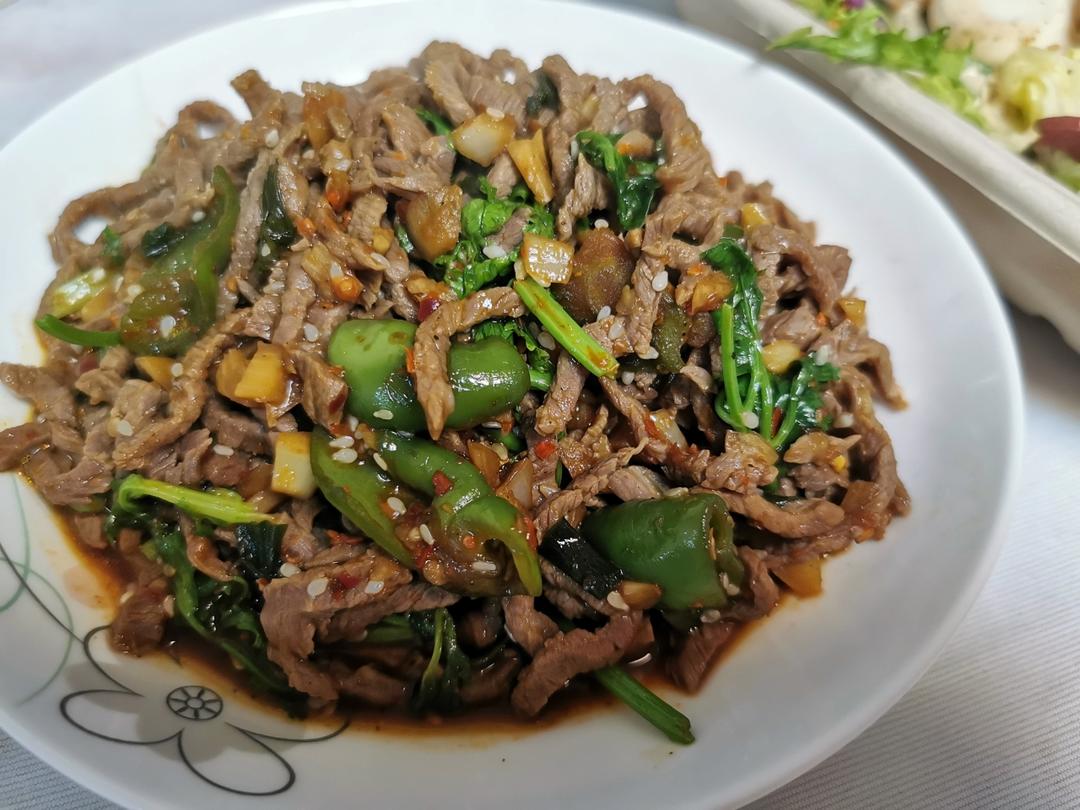 超级快手香菜拌牛肉