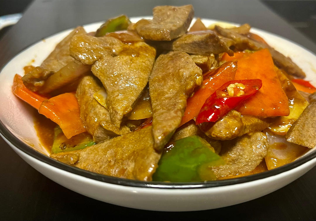 家常小炒猪肝