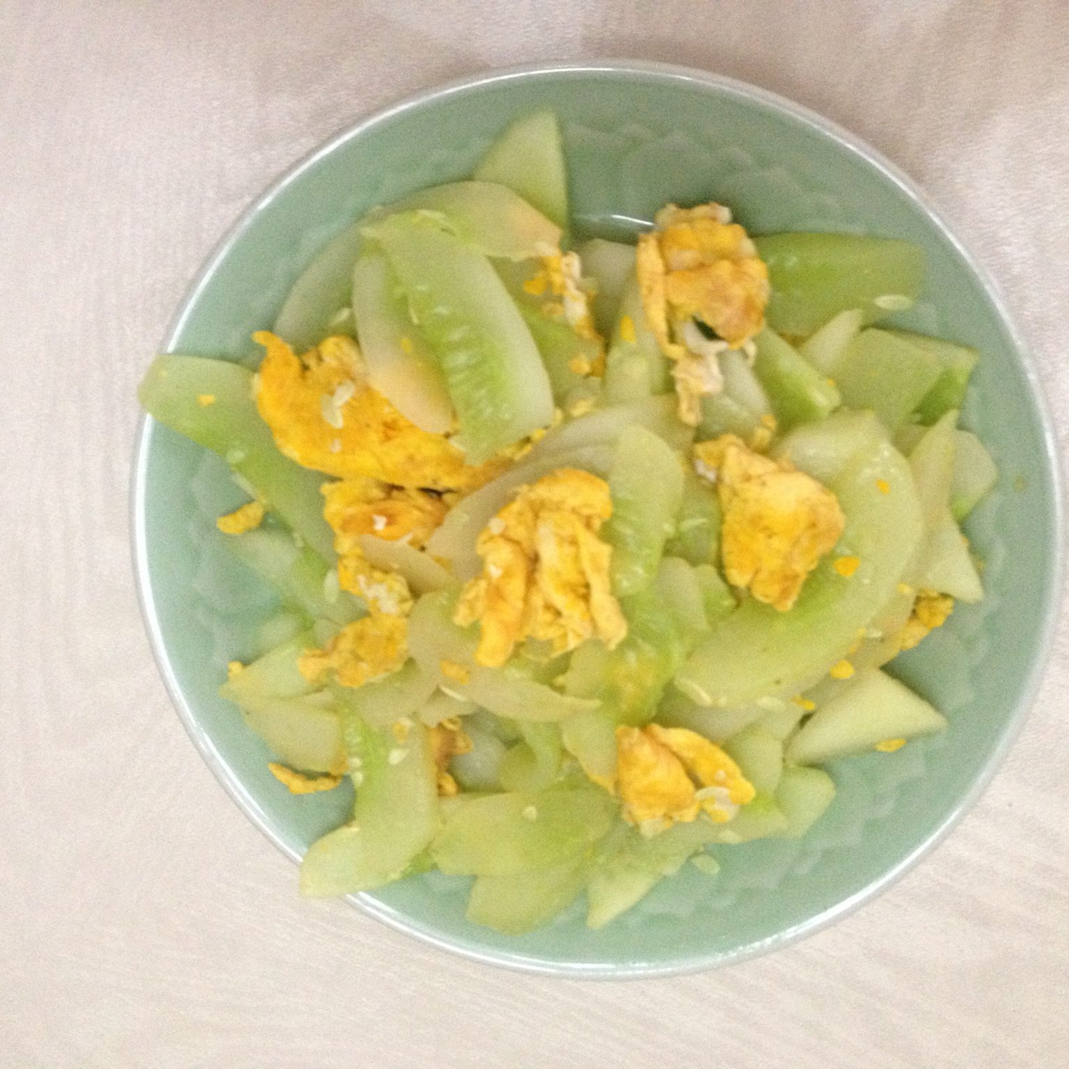 黄瓜炒鸡蛋