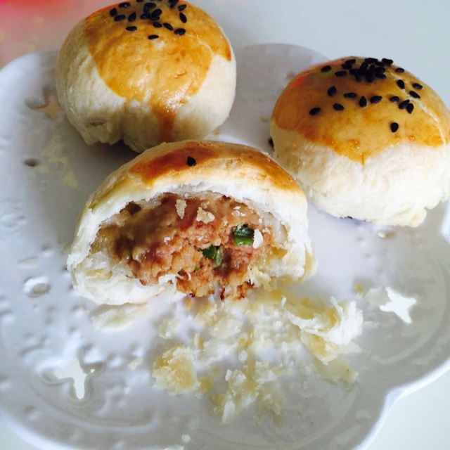 泳式鲜肉榨菜月饼