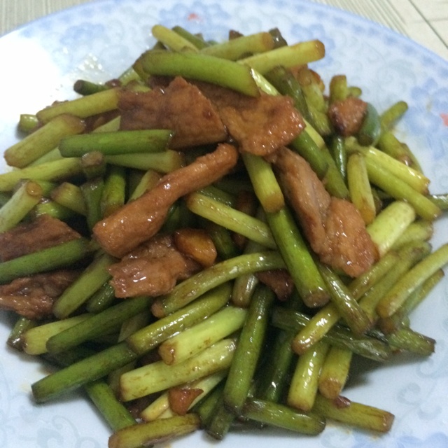 蒜薹炒肉