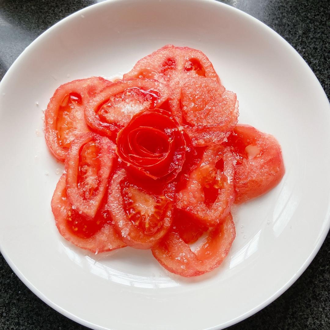 花开富贵-糖拌西红柿