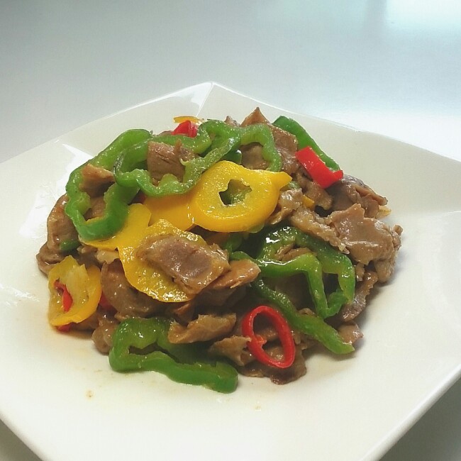 小米椒爆鸡胗