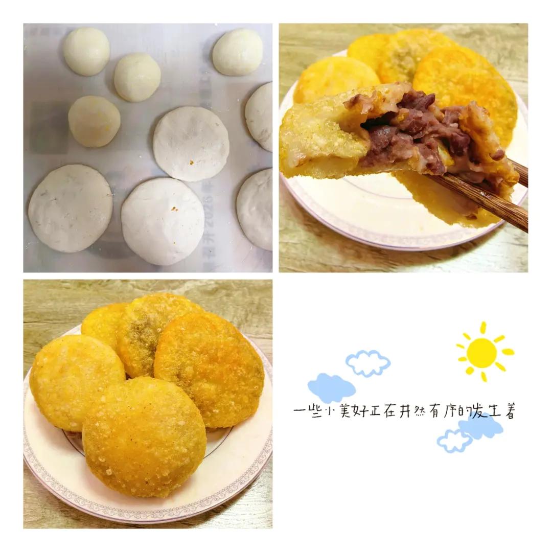 东北油炸糕（糯米粉豆沙馅儿）不翻车很简单