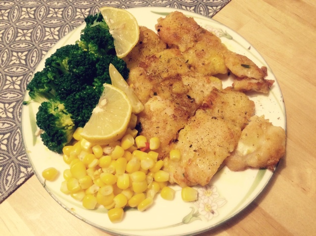 柠香罗勒煎龙利鱼