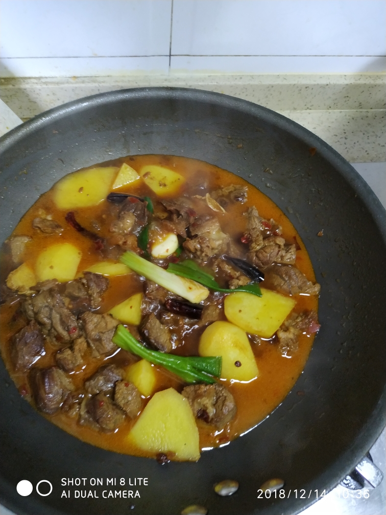 土豆炖牛肉高压锅版的做法