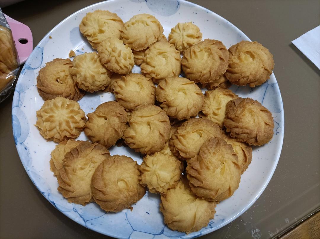 零失败花纹超级立体的黄油曲奇