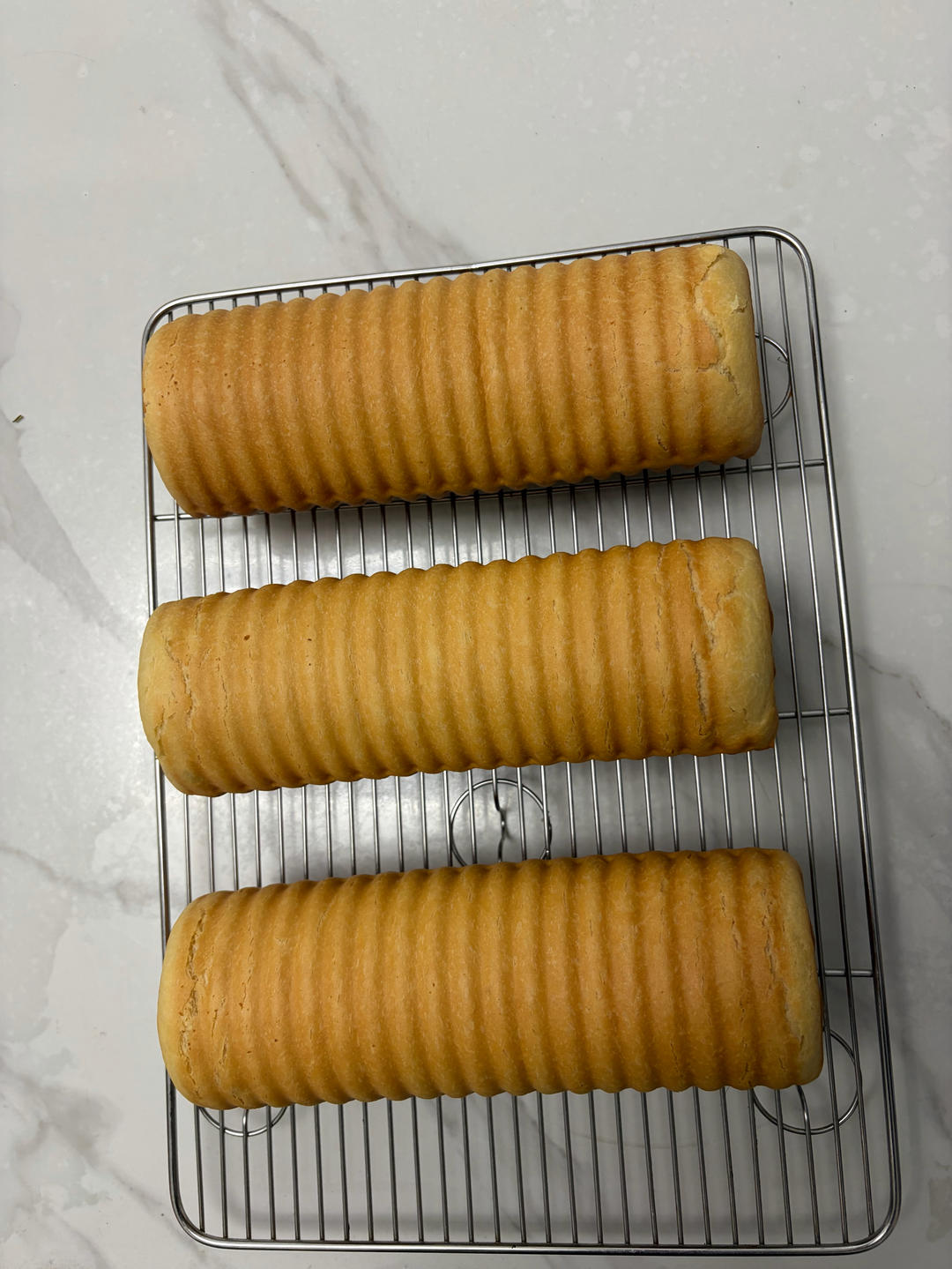 三种口味的车轮面包