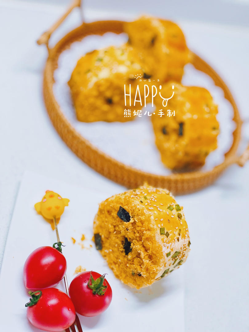 回忆的味道---肉松面包卷