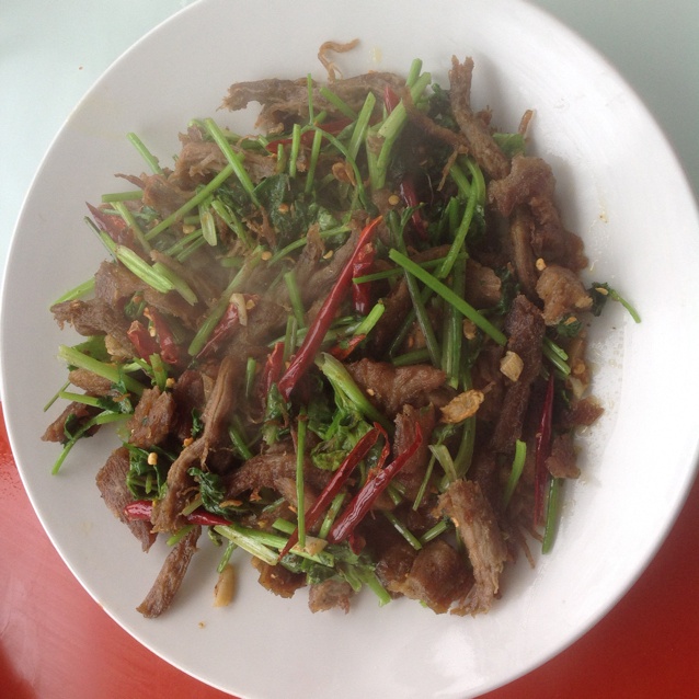 干煸孜然牛肉
