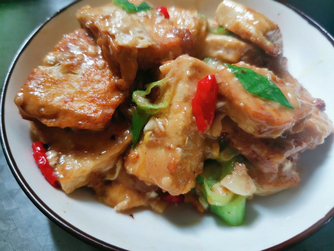 无敌好吃的香煎豆腐