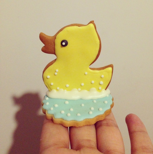 立体小鸭子糖霜饼干
