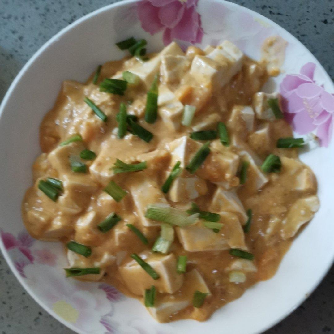 咸蛋黄豆腐羹