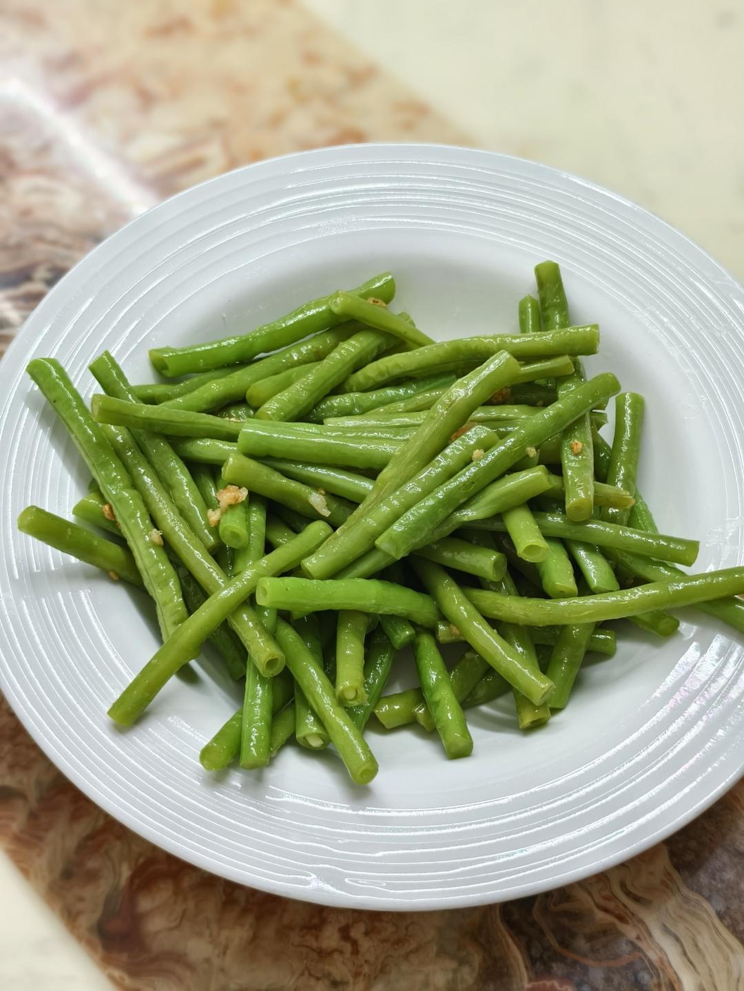 健康少油蒜泥拌长豆（豇豆）