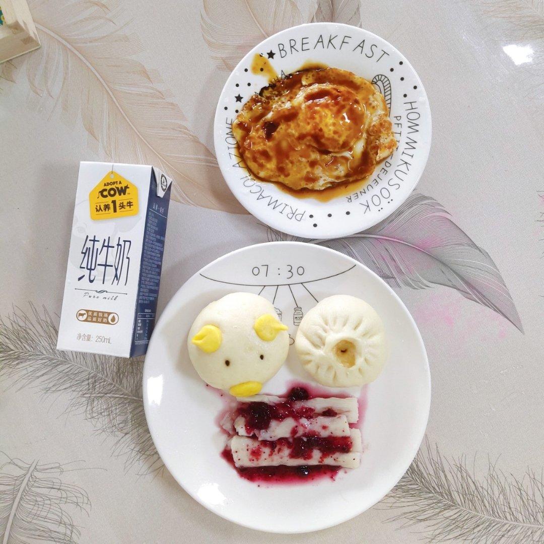 记录小学生营养早餐
