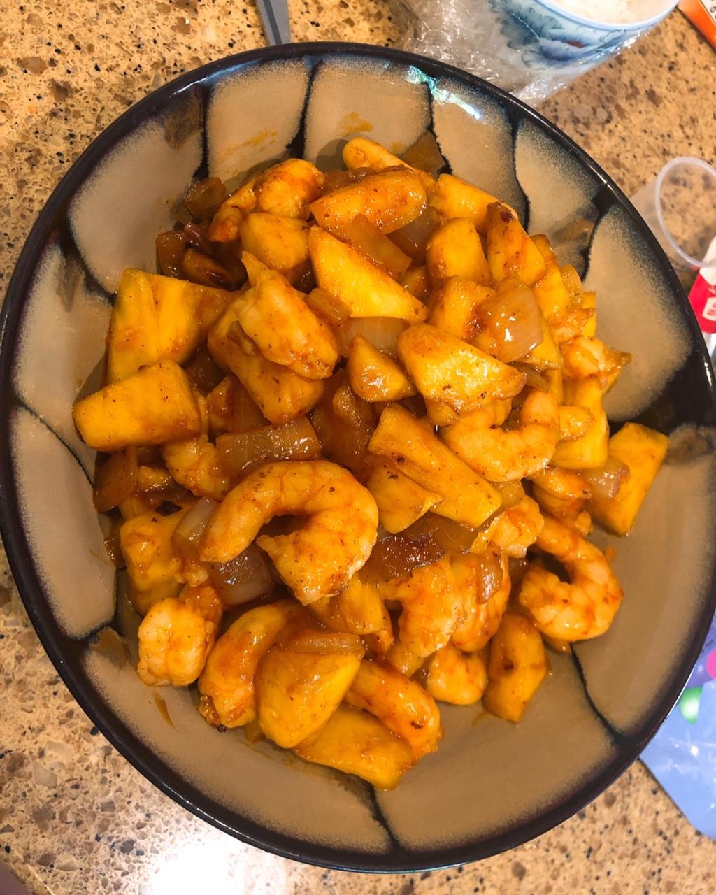 甜椒菠萝虾仁-儿童菜谱其实我也有偷吃