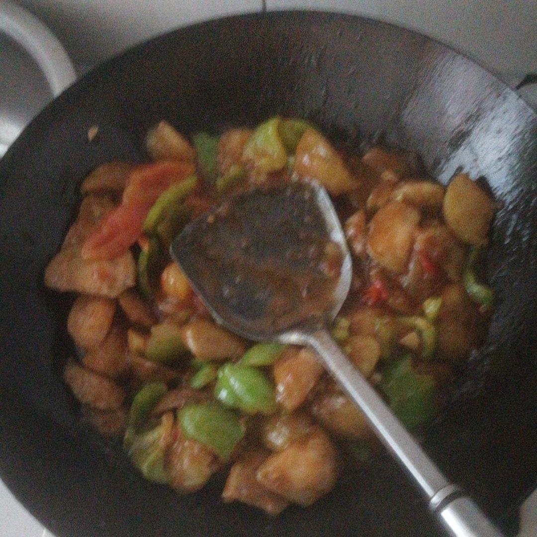 简单家常的番茄烧茄子