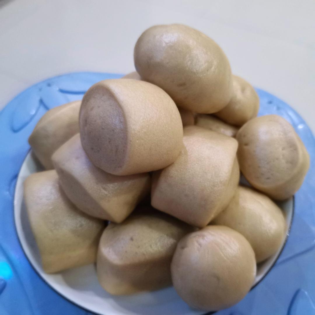 告别坑坑洼洼馒头 做牛奶肌般牛奶馒头 一次发酵馒头