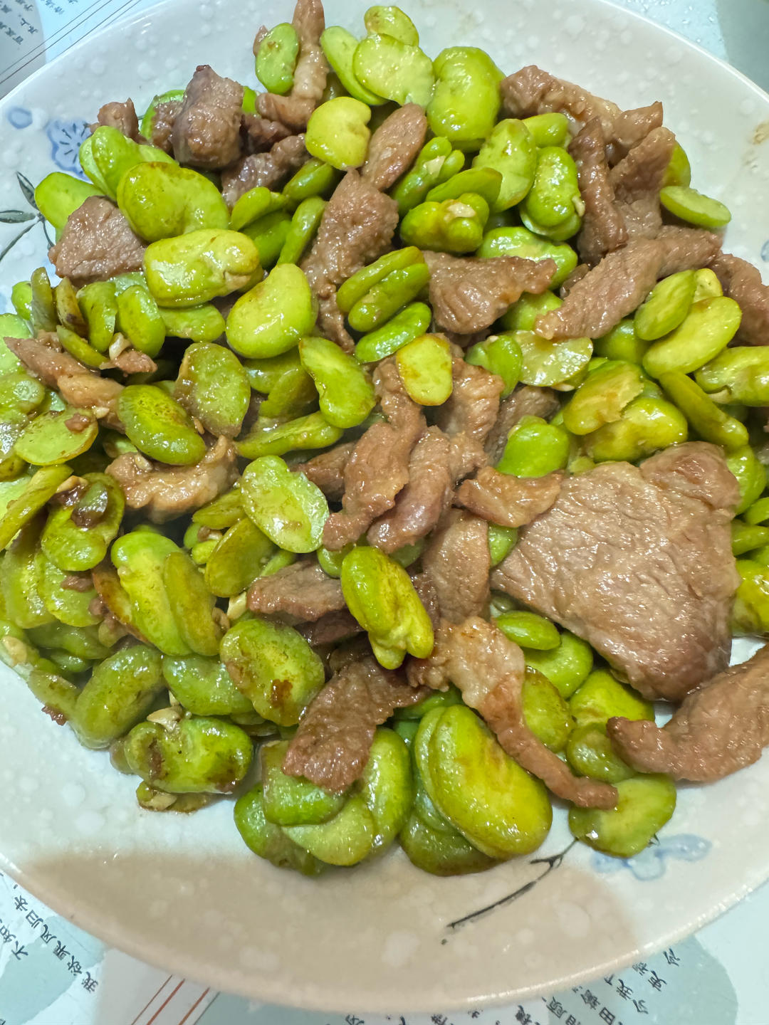 蚕豆炒肉