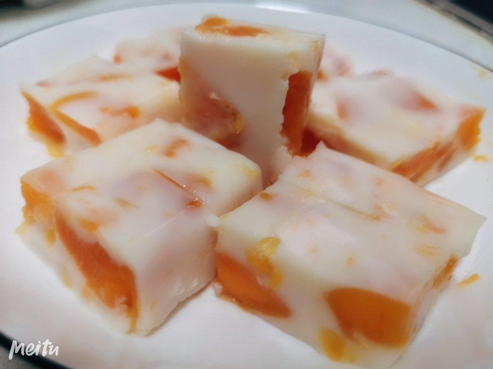 芒果牛奶布丁（吉利丁片版）