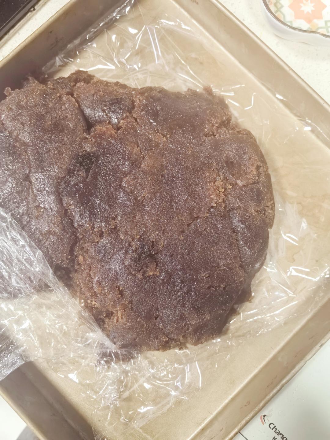 山楂馅这样做，多加一种材料，就能成团 延展度好 不易散！