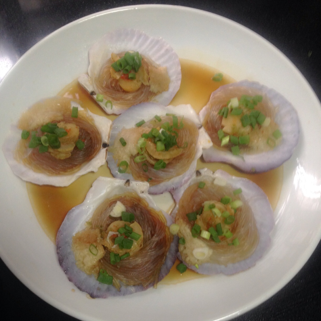 雪松_650m分享作品午餐612016年5月28日(清蒸粉丝扇贝).