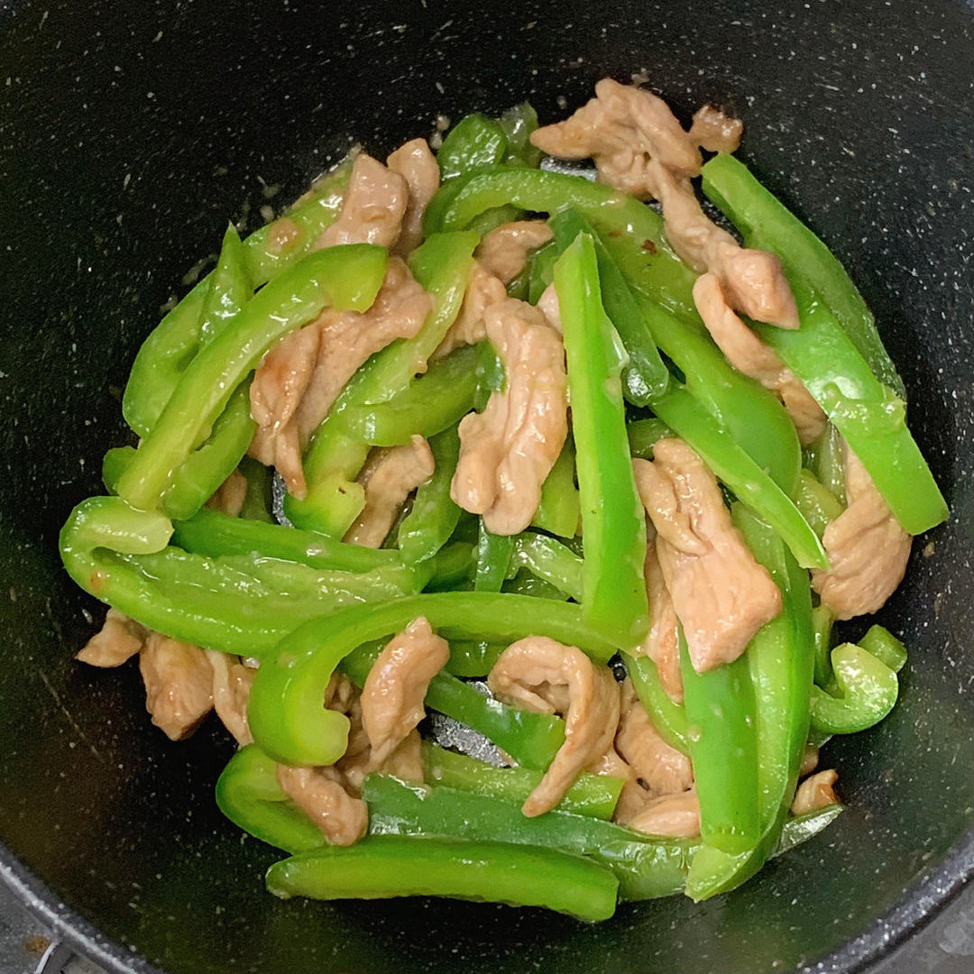 ㊙️超级下饭的青椒炒肉丝❗️吃三碗饭都不够