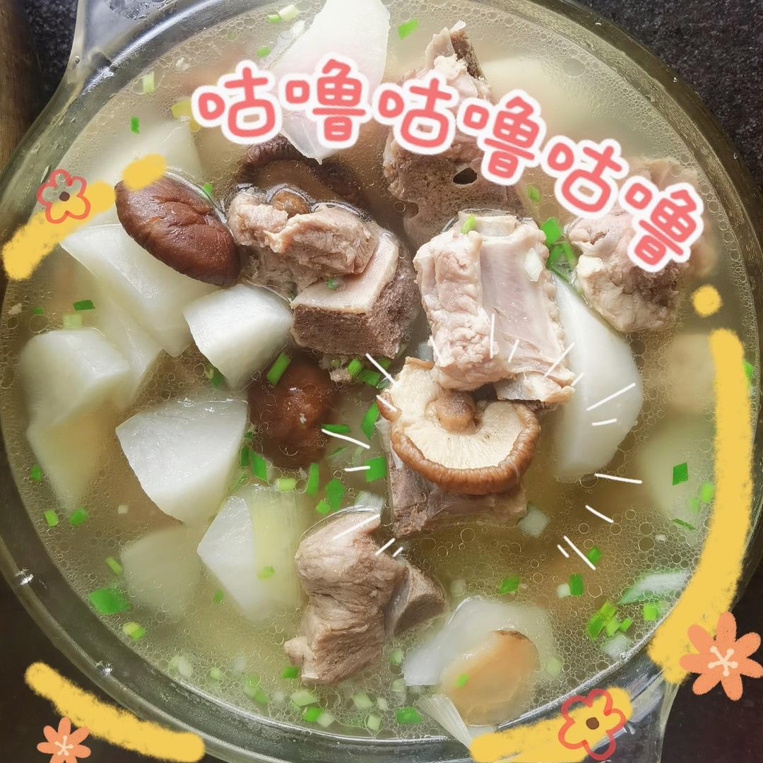 萝卜炖排骨-秋冬懒人汤