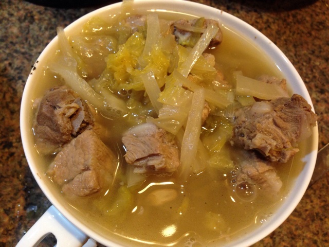 酸菜炖排骨