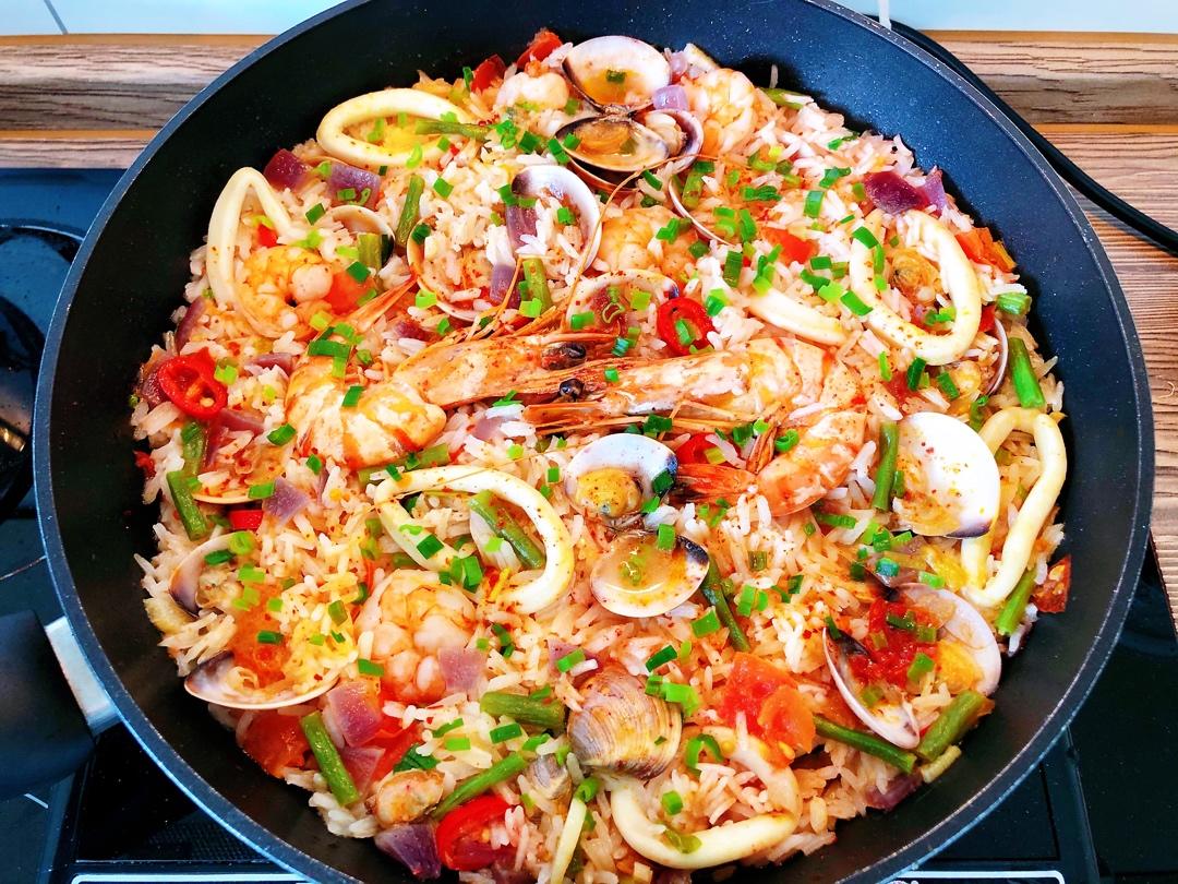 【曼食慢语】Seafood Paella 西班牙海鲜饭