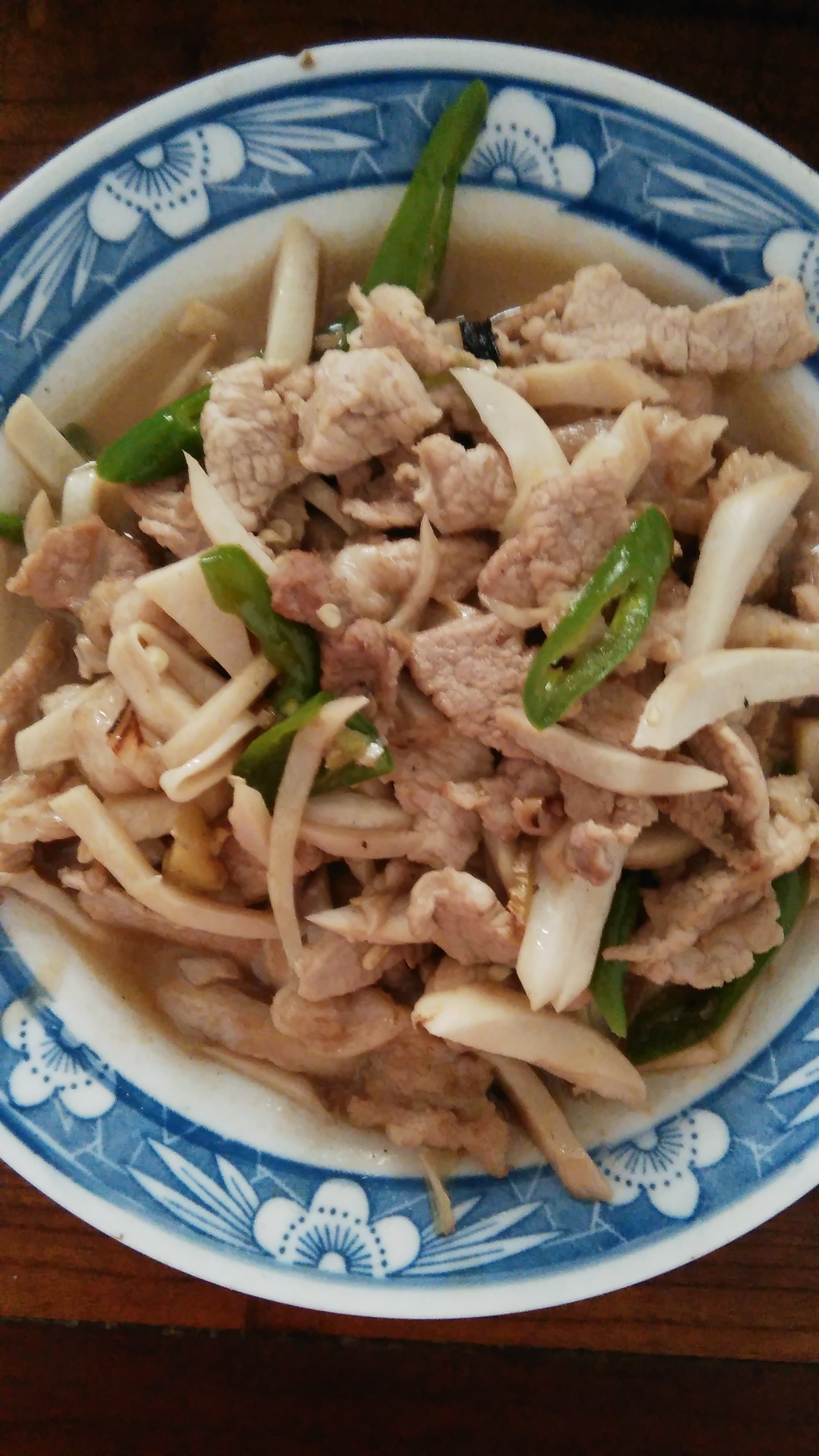 杏鲍菇炒肉片