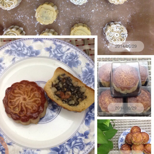 广式五仁月饼（自制五仁馅）