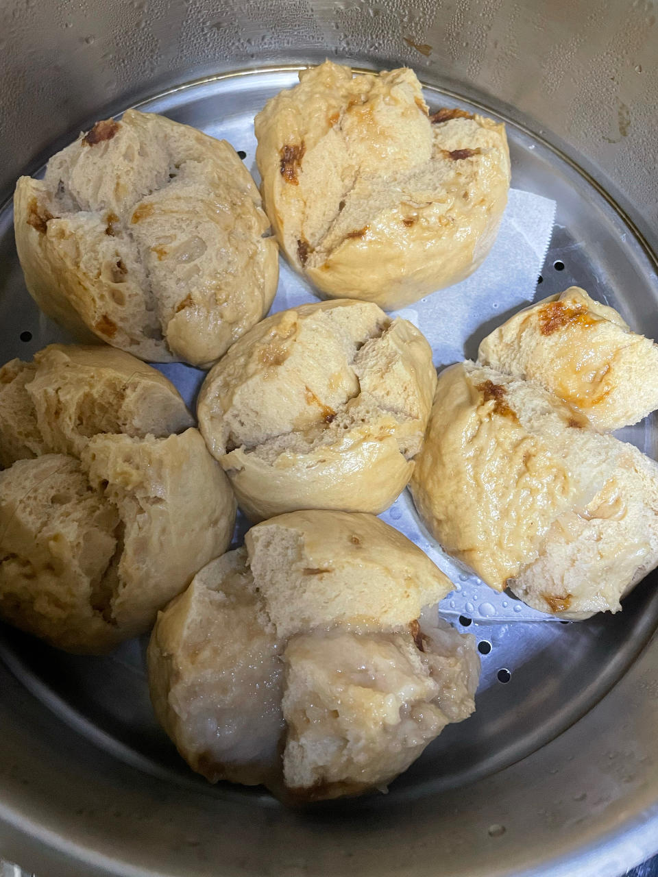 妥妥的红糖开花馒头