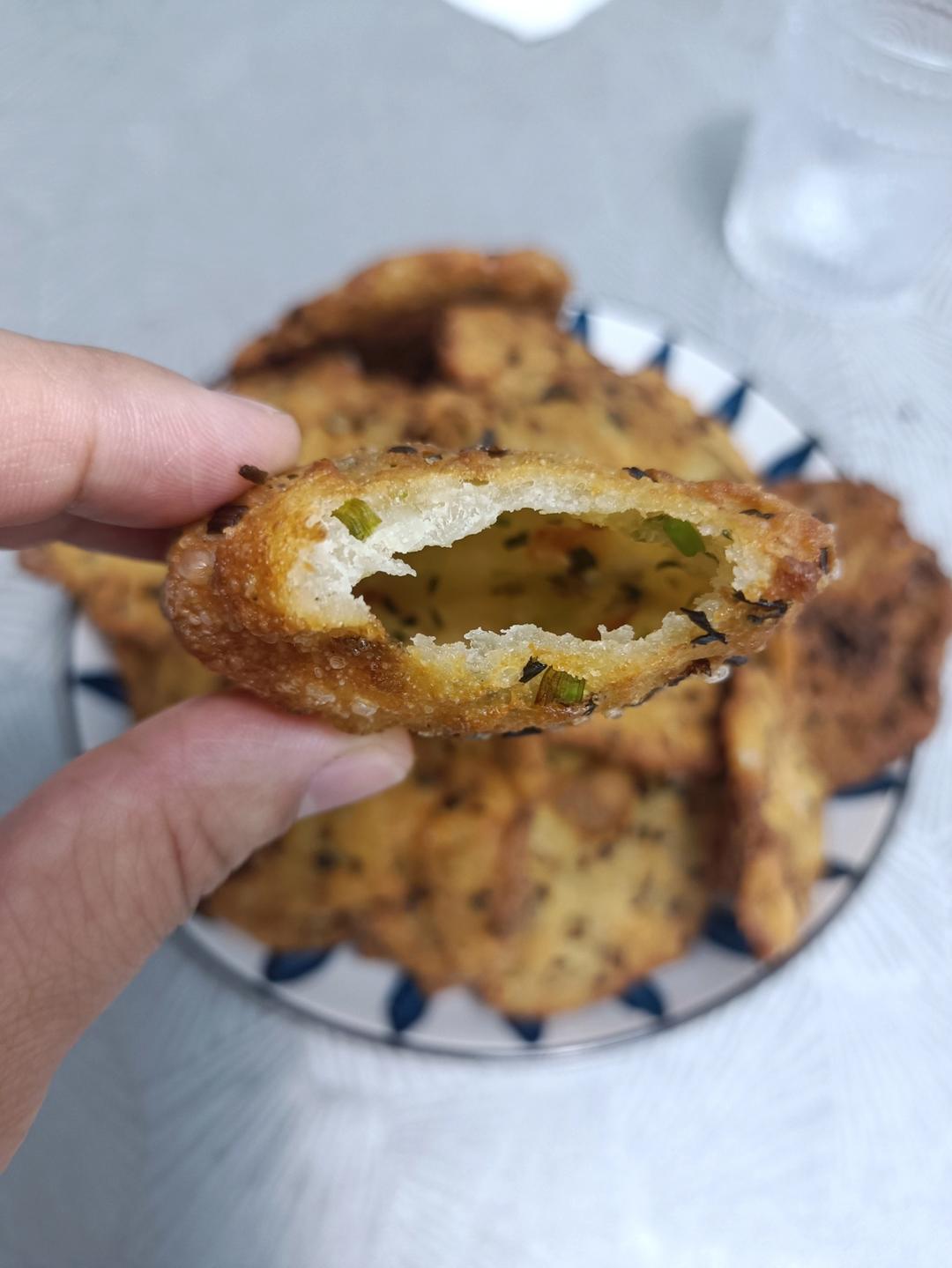 空心气球葱油饼