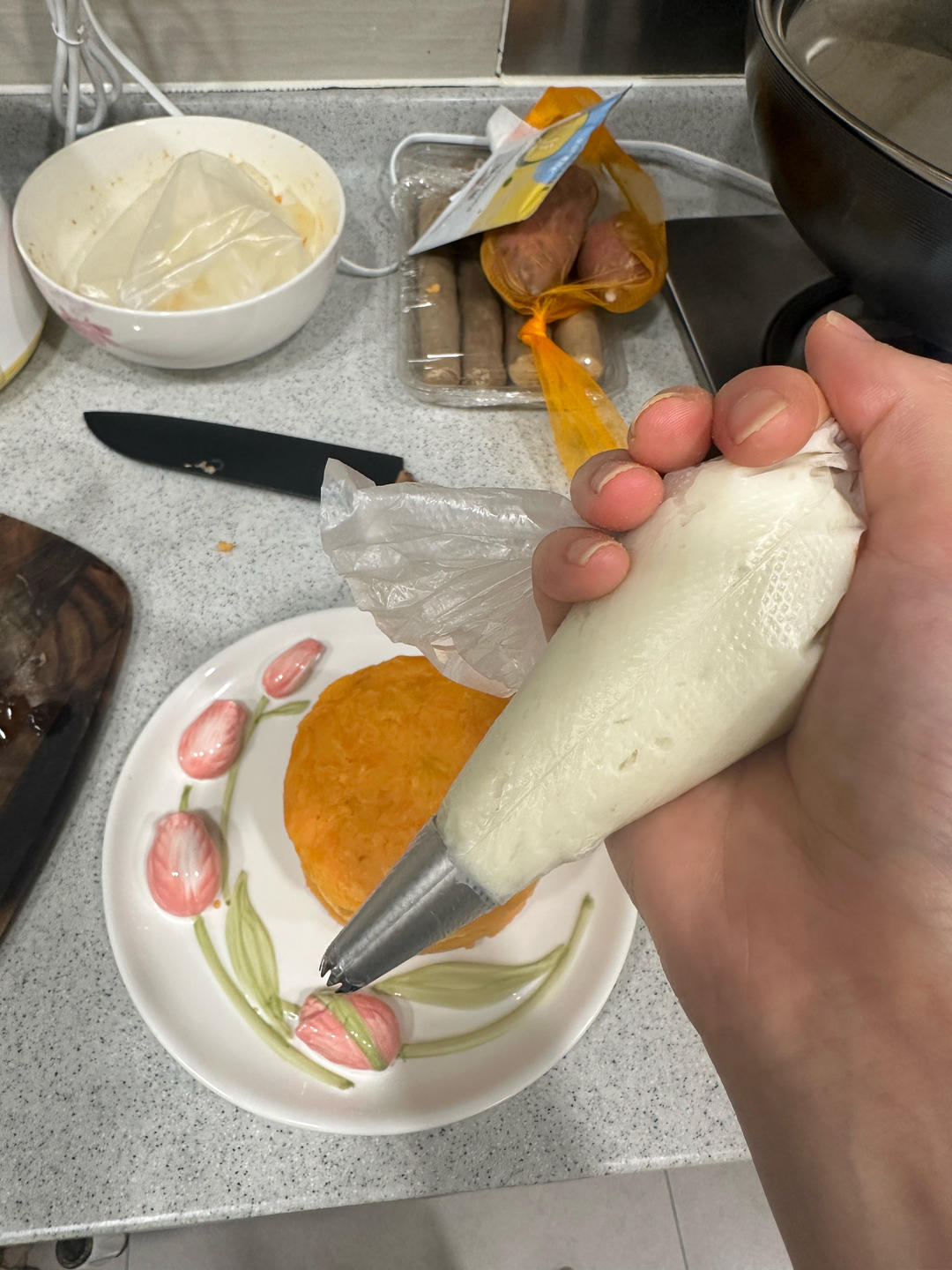 纯奶手撕吐司的做法 步骤1