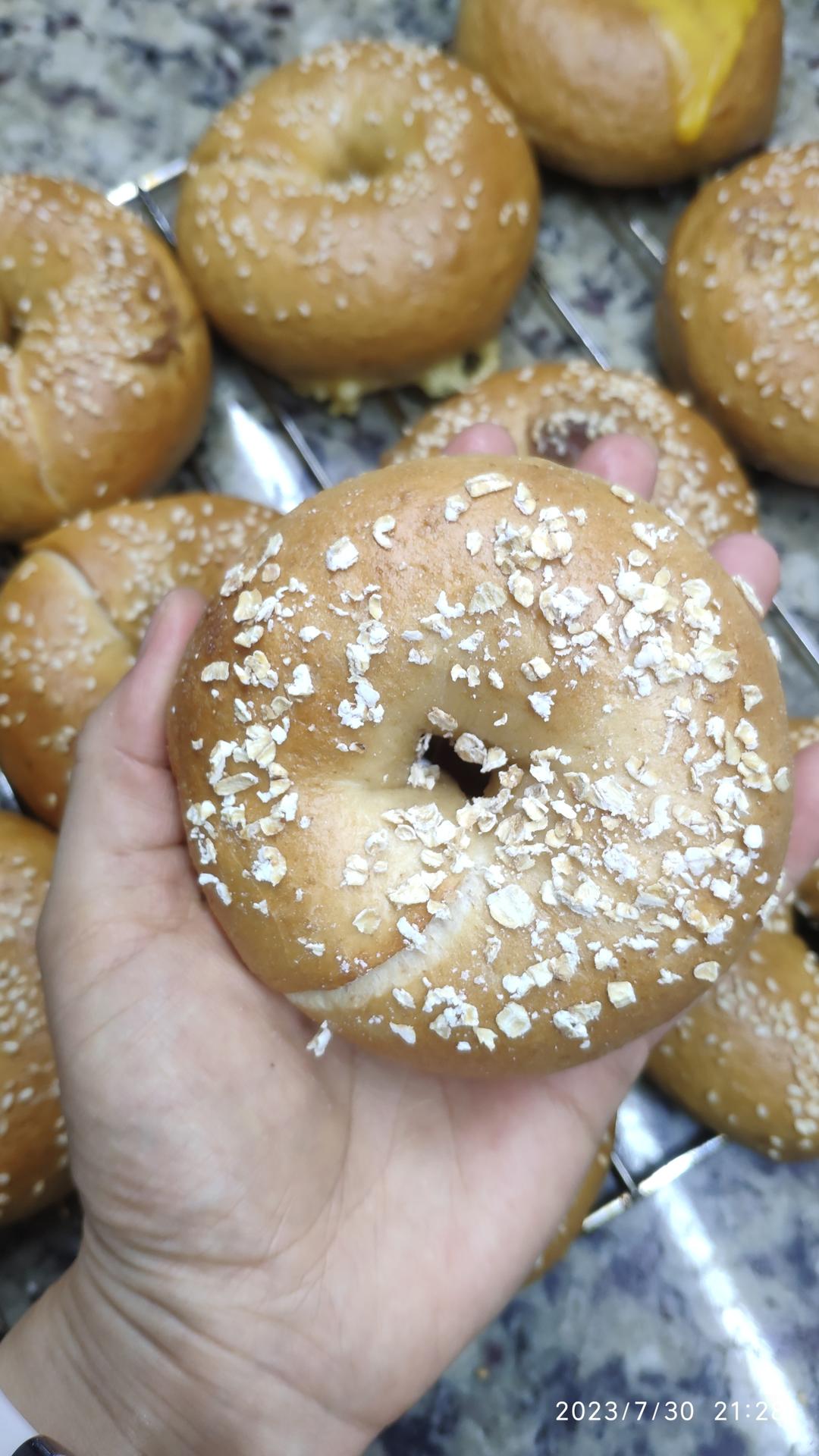 🥯全麦麻辣香肠贝果｜快手易做｜无需手套膜｜无需长时间发酵