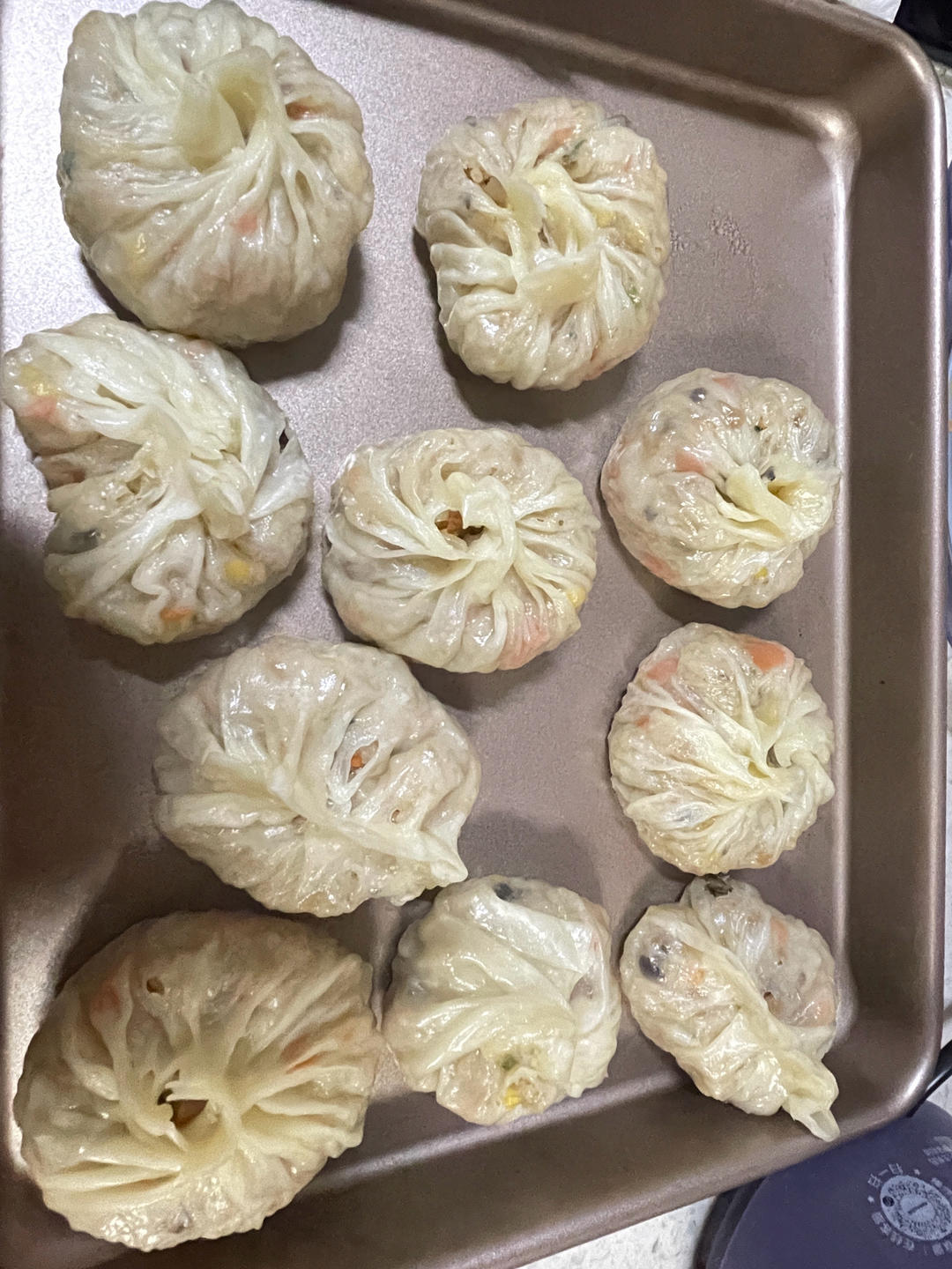 日常｜做了纸皮烧麦 超绝！