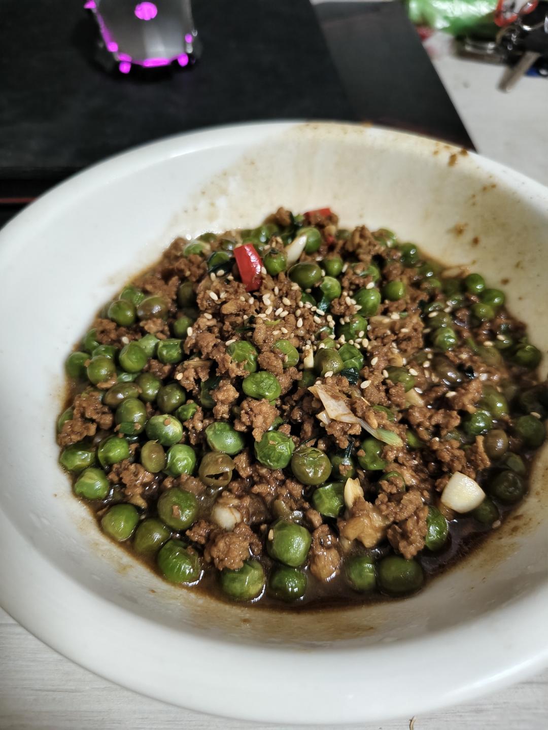 超下饭的豌豆肉沫