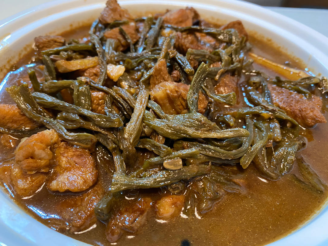 干豆角烧肉-好吃到炸裂