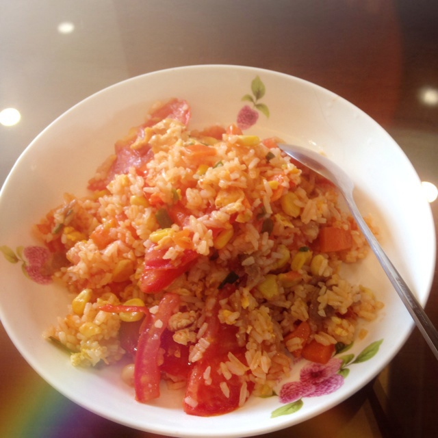 番茄鸡蛋炒饭