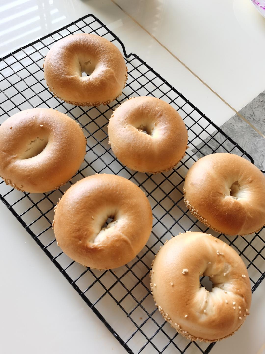奶盐贝果｜无油低糖