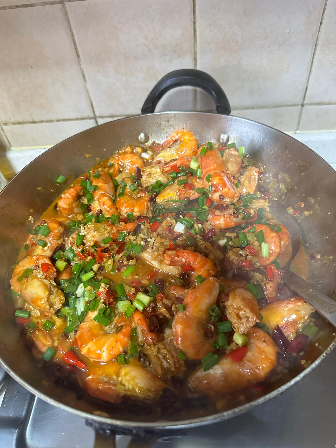 🌶️蒜蓉啤酒罗氏虾‼️