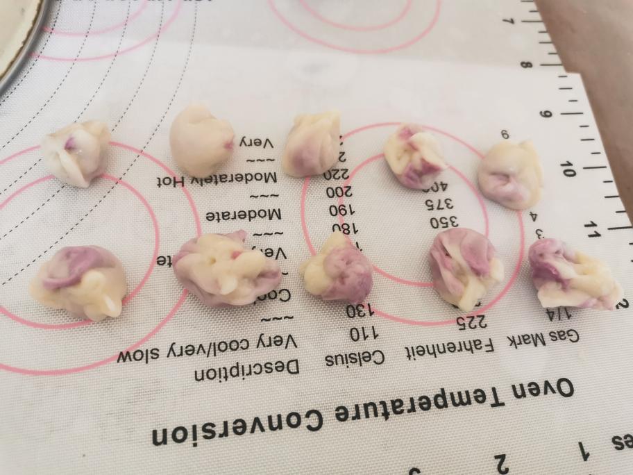 mini抹茶芋泥酥的做法 步骤10